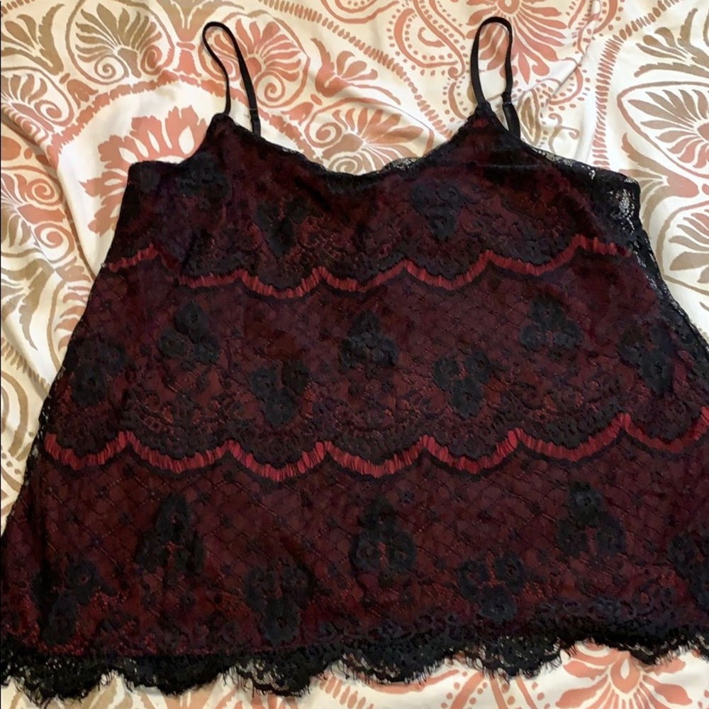Maurices lace tank top